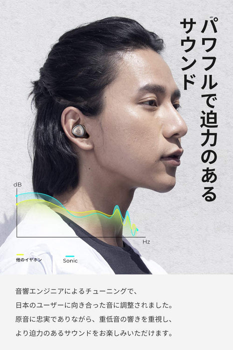 SOUNDPEATS SONIC ワイヤレスイヤホン サウンドピーツ